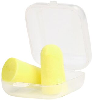 Oordoppen Tapered Oor Bescherming Geluidsisolatie Zachte Oordoppen Tapered Travel Sleep Noise Preventie Oordopjes geel