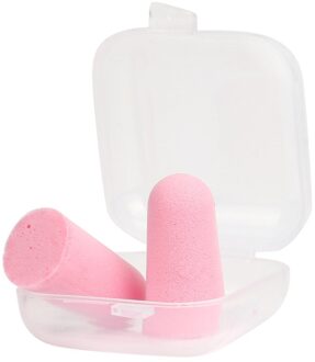 Oordoppen Tapered Oor Bescherming Geluidsisolatie Zachte Oordoppen Tapered Travel Sleep Noise Preventie Oordopjes Roze