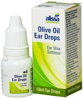 Oordruppels Alissa Healthcare Olijfolie Oordruppels 10 ml