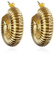 Oorringen Cobra Small  goud - One Size,