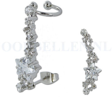 Oorsteker - helix kristal ster