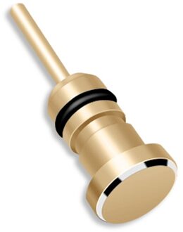 Oortelefoon 3.5Mm Aux Jack Connector Anti Stof Plug Card Removal Pin Voor Iphone 7 8Plus Xr 11 Pc notebook Computer Huawei Samsung gouden