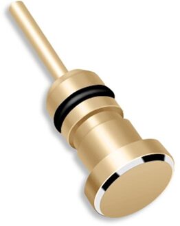Oortelefoon Stof Plug 3.5Mm Aux Jack Interface Connector Anti Stof Plug Card Removal Pin Voor Iphone Pc Laptop Oortelefoon stof Plug gouden