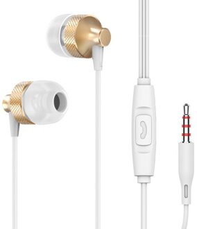 Oortelefoon Voor Huawei Honor 10 9 Lite 8 8X Max 8C 8A 7 7A 7X 7C 7 S 6 6X 6A 6C Pro 5C 5X V20 V10 V9 Bedrade Hoofdtelefoon 3.5mm Headset Goud