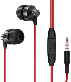 Oortelefoon Voor Huawei Honor 10 9 Lite 8 8X Max 8C 8A 7 7A 7X 7C 7 S 6 6X 6A 6C Pro 5C 5X V20 V10 V9 Bedrade Hoofdtelefoon 3.5mm Headset Rood