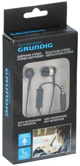 Oortjes - met Microfoon - met Draad - Handsfree - Ruisonderdrukking - Zwart