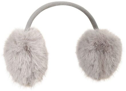 Oorwarmers van imitatiebont (Grijs)