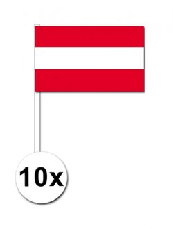 Oostenrijk zwaai vlaggetjes 10 stuks