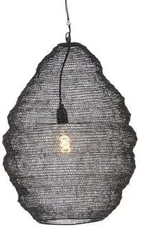 Oosterse hanglamp zwart 45 cm - Nidum L