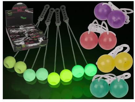 OOTB Klik-Klak bal glow in the dark verschillende