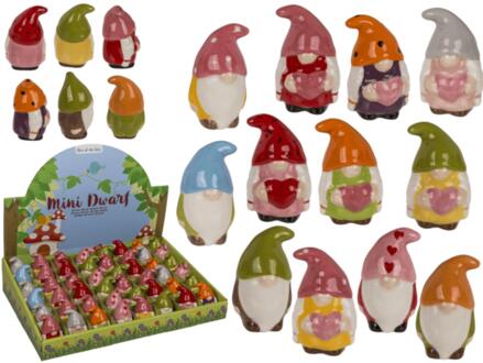 OOTB Mini Dwerg keramiek 3x5cm verschillende