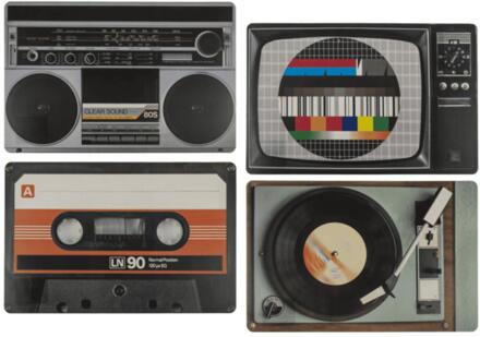 OOTB Placemat Hi-Fi elementen 44x29cm 4 ass. verschillende