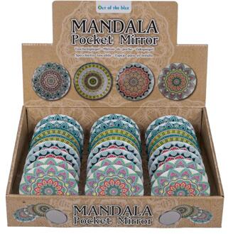 OOTB Zakspiegeltje Mandala Ø7cm verschillende