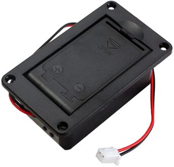 Ootdty 1Pc 9V Batterij Houder Case Box Cover Voor Gitaar Bas Actieve Pickup Connector
