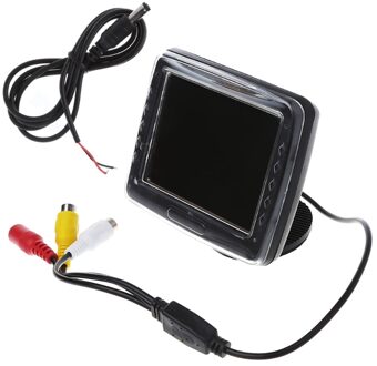 OOTDTY 3.5 Inch TFT Lcd-scherm Auto Rear View Monitor Voertuig Achteruitkijkspiegel Backup Camera