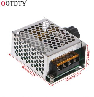 Ootdty Ac 220V 4000W High Power Scr Speed Controller Elektronische Voltage Regulator Gouverneur