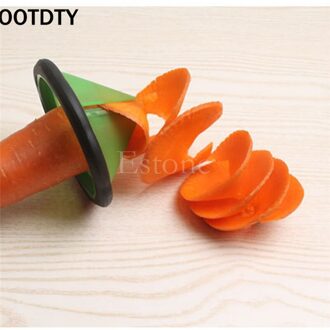 Ootdty Creatieve Keuken Benodigdheden Spiral Groente Fruit Puntenslijper Dunschiller Wortel Komkommer Slicer Gadgets Wortel Komkommer Cutter