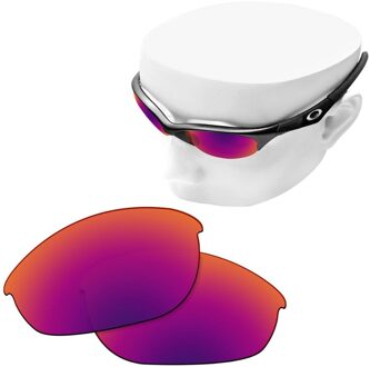OOWLIT Gepolariseerde Vervanging Lenzen van Paars Rood Spiegel voor-Oakley Half Jacket Zonnebril