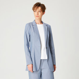 Op maat gemaakte blazerjack. Hemelsblauw - XS