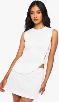 Op Maat Gemaakte Minirok, White - 40