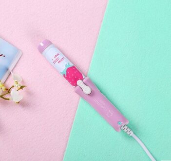 Op Mode 220 v Elektrische stijltang Mini haar krultangen Reizen haar tools Schattige Snoep Platte Iron 01