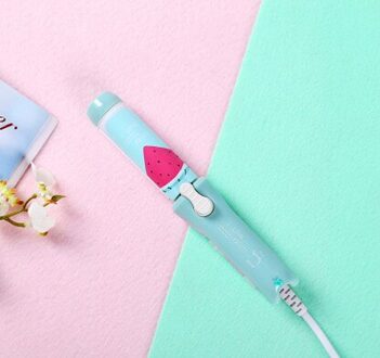 Op Mode 220 v Elektrische stijltang Mini haar krultangen Reizen haar tools Schattige Snoep Platte Iron 02