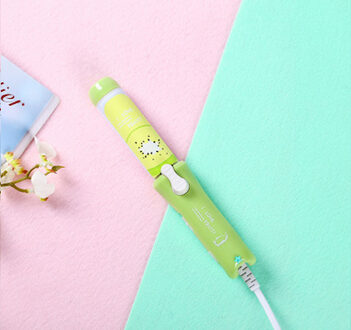 Op Mode 220 v Elektrische stijltang Mini haar krultangen Reizen haar tools Schattige Snoep Platte Iron 04