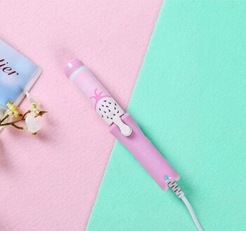 Op Mode 220 v Elektrische stijltang Mini haar krultangen Reizen haar tools Schattige Snoep Platte Iron 05