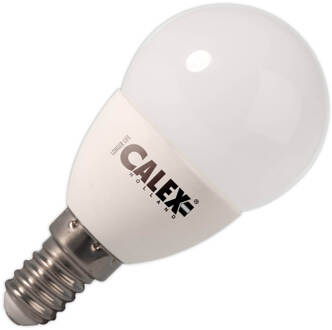 OP=OP Calex LED Kogellamp E14 3.4W 2700K Mat 250lm 25.000uur Wit