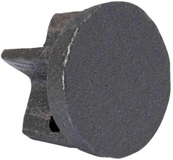 Op=Op | Leen Bakker - 2 Eindkapjes Gewalst Staal Ø28mm - Metaal - Grijs