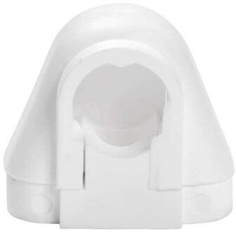 Op=Op | Leen Bakker - 2 Steunen Schuif Ø13mm - Kunststof - Wit