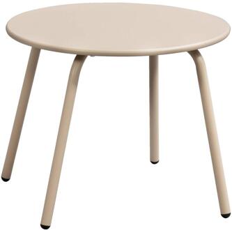 Op=Op | Leen Bakker - Bijzettafel Montreal - Zand/ - 40xØ50 Cm - Metaal - Beige