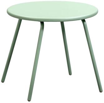 Op=Op | Leen Bakker - Bijzettafel Vilanova - Licht - 45xØ50 Cm - Metaal - Groen