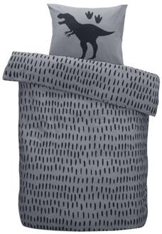 Op=Op | Leen Bakker - Dekbedovertrek Luca - 140x200 Cm - Katoen - Blauw