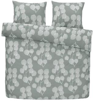 Op=Op | Leen Bakker - Dekbedovertrek Mare - Licht - 240x200 Cm - Katoen/Polyester - Groen