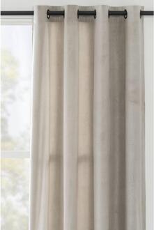 Op=Op | Leen Bakker - Gordijn Valletta - 140x280 Cm (1 Stuk) - Polyester - Beige