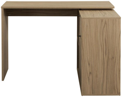 Op=Op | Leen Bakker - Hoekbureau Lucca - Eikenkleur - 75x112x99 Cm - MDF - Bruin#Beige