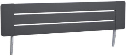 Op=Op | Leen Bakker - Hoofdbord Nova - Grafietkleur - 160 Cm - Spaanplaat - Grijs#Zwart