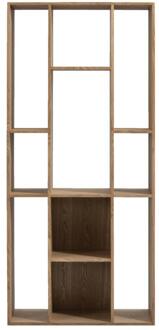 Op=Op | Leen Bakker - Kast Kenzi - Eiken - 177x81x38 Cm - MDF - Bruin