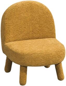 Op=Op | Leen Bakker - Kinderstoel Isa - Oker - Stof - Geel - 38x42x48 Cm