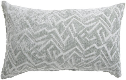 Op=Op | Leen Bakker - Sierkussen Kurt - Zacht - 30x50 Cm - Polyester - Groen