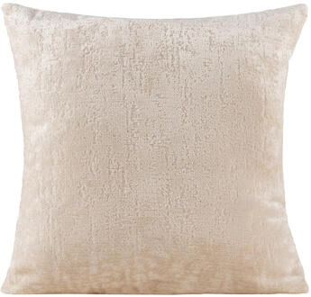 Op=Op | Leen Bakker - Sierkussen Runa - 45x45 Cm - Polyester - Beige
