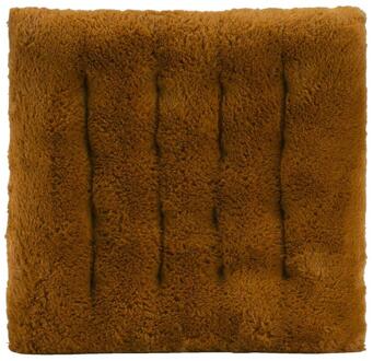 Op=Op | Leen Bakker - Zitkussen Glenn - Caramel - 40x40 Cm - Polyester - Oranje