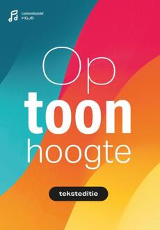 Op toonhoogte -  HGJB (ISBN: 9789043543330)