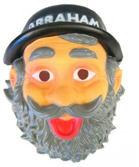 Opa Abraham masker met snor Multi
