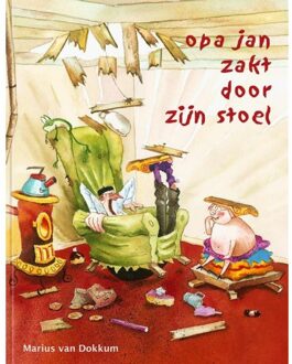 Opa Jan zakt door zijn stoel - Boek Marius van Dokkum (949262902X)
