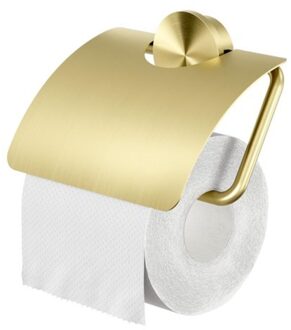 Opal Toiletrolhouder - Met klep - Goud