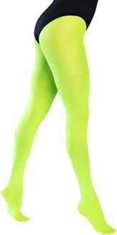 Opaque Panty Dames Onze Size Neongroen