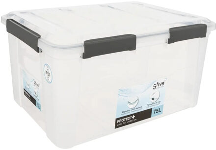 opberg Box met deksel - Protect - 75L - 64 x 48 x 34 cm