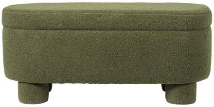 Opbergbank teddy dodo - groen - 43x100x42 cm